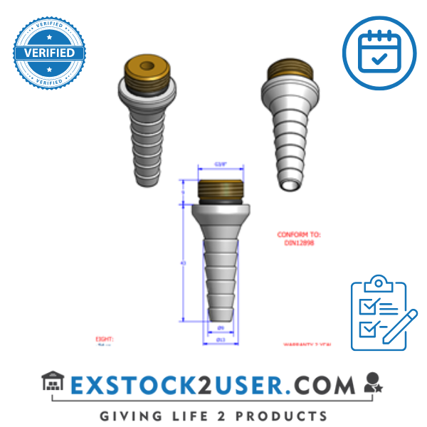 FAR, Fixed hose nozzle 3/8" MDS