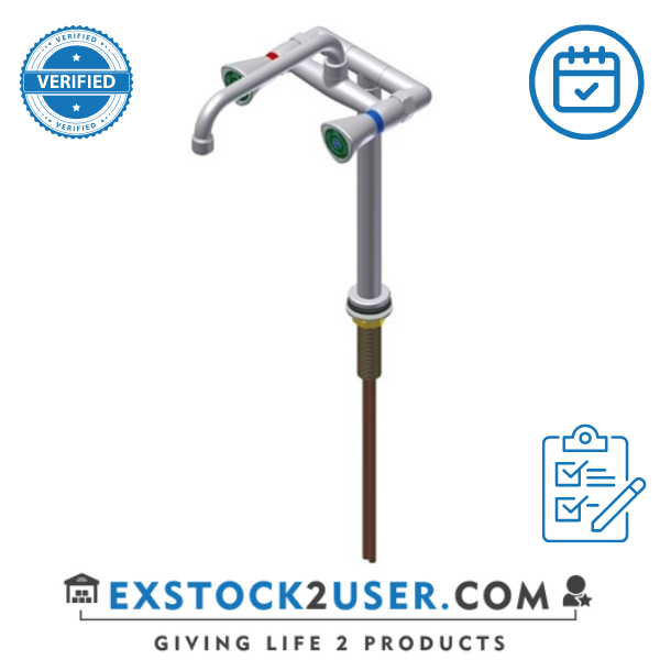 FAR MDS mixer tap with u-spout on single column