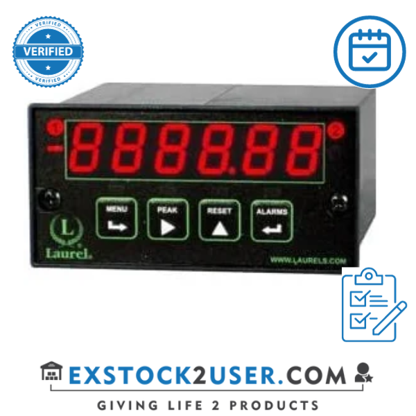 PANEL METER, RATE / TOTALIZE W/ 10A RELAYS & EXT COUNTER