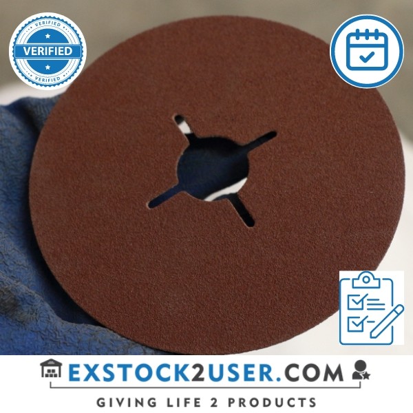 Fiber Disc 120Grit For CS - TIGER NORTON  (1 Box=100Pcs)