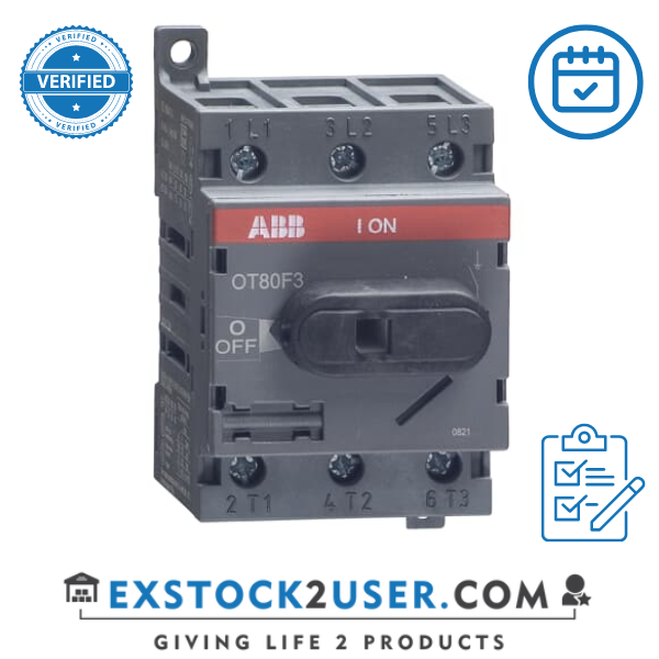 ABB, 1SCA105798R1001, OT80F3 SWITCH-DISCONNECTOR