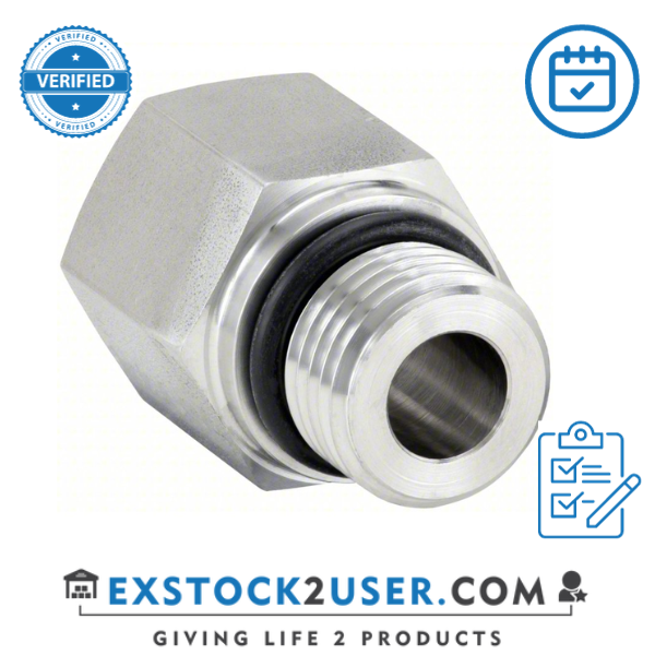 4-4 RA-SS-1/4"FNPT X 1/4"MNPT, FEMALE MALE ADAPTOR- PARKER