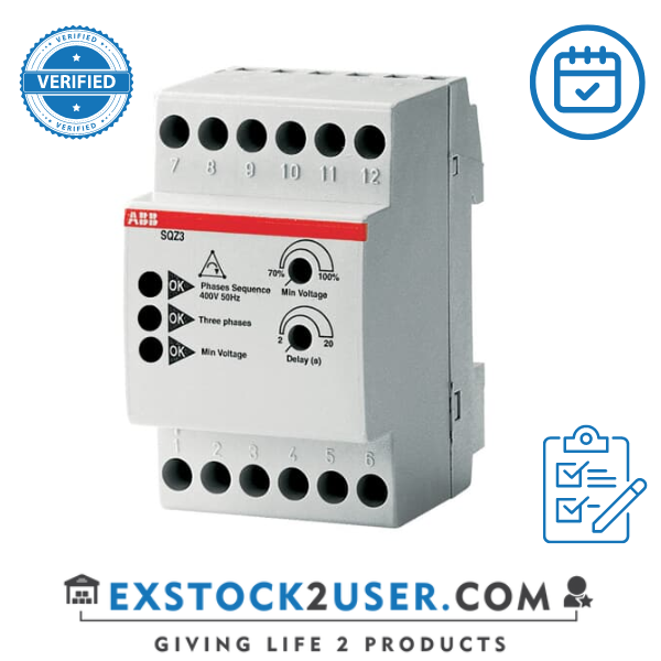 ABB, 2CSM111310R1331, SQZ3 Phase and sequence relay