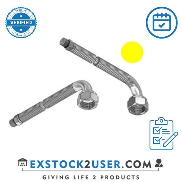 FAR MDS SSN connection hose, 1200mm, M10 x G1/2" 90°