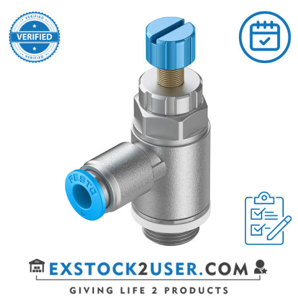 Festo One-way flow control valve GRLA-1/4-QS-6-RS-D