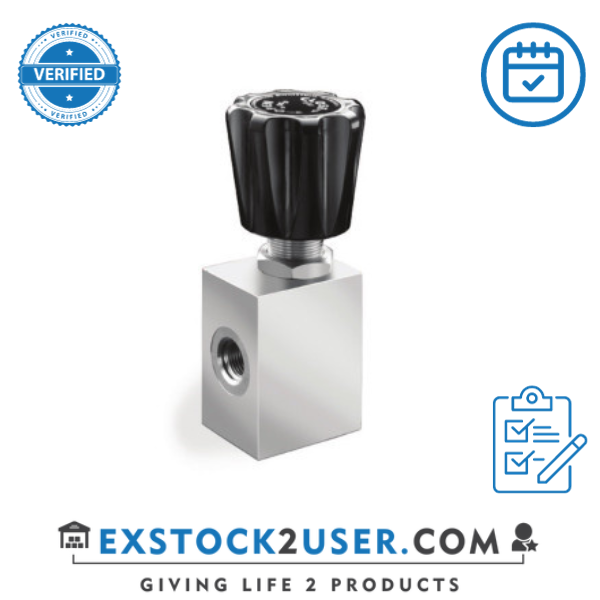 Globe Valve, 1/2" FNPT, 10,000 psi, SS