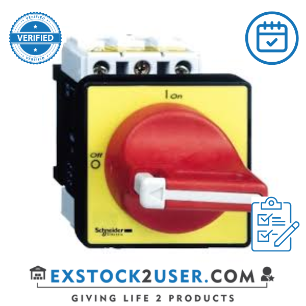 Schneider Electric, VCCF02. TeSys Vario , emergency stop switch disconnector , 12 A - back of enclosure