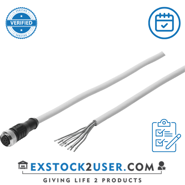 Socket with cable SIM-M12-8GD-10-PU (570008)