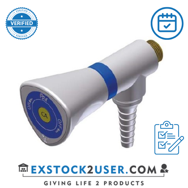 FAR MDS angled gastap for technical gases