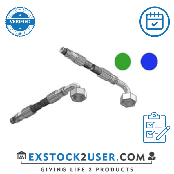 FAR MDS SPX connection hose, 1500mm, M10 x G1/2" 90°