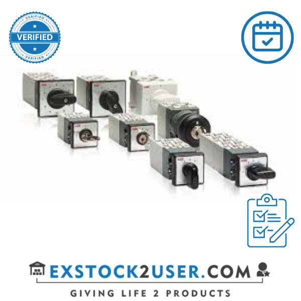 ABB, 1SCA126440R1001, OC25 Cam switch, Ith=25A, ON-OFF, 2-contacts