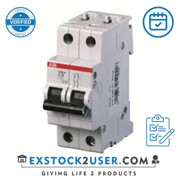 ABB, 2CDS282001R0164, Miniature Circuit Breaker - S200P - 2P - C - 16 ampere