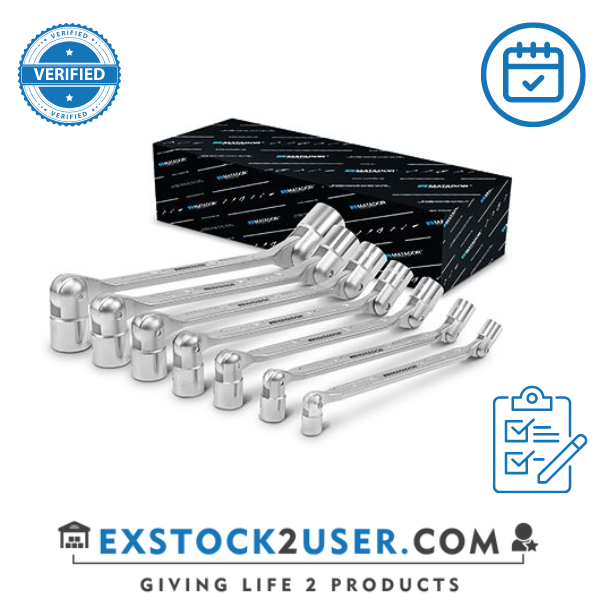 Matador, Set of DE Swivel Wrenches, 7 pcs 8 X 9 - 20 X 22 MM