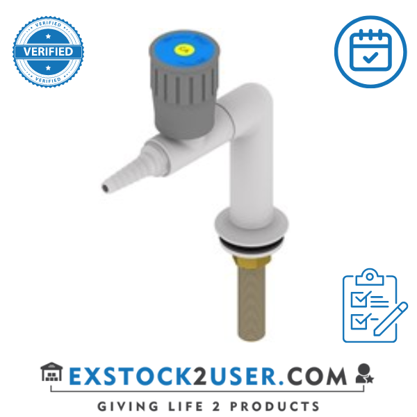 FAR bench mounted pillar tap for technical gases