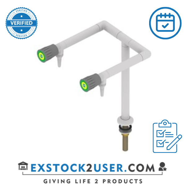 FAR 2-way pillar water tap with pin