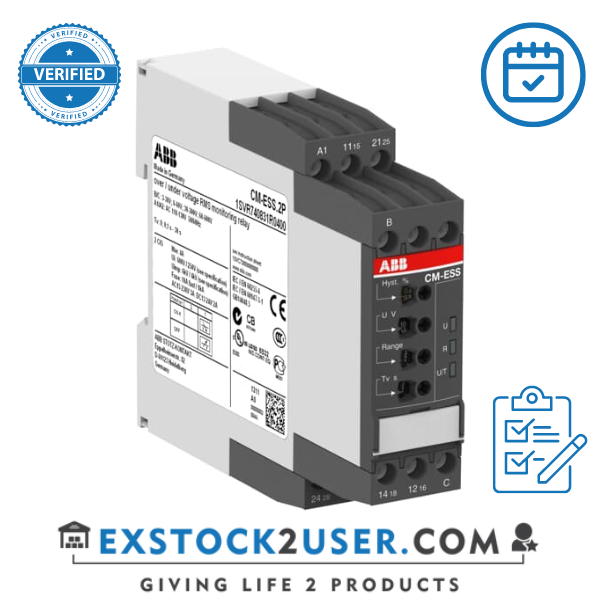 ABB, 1SVR730831R1400, CM-ESS.2S Voltage monitoring relay