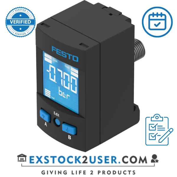 Pressure sensor SPAU-P10R-T-R14M-L-PNLK-PNVBA-M8D (8001209)