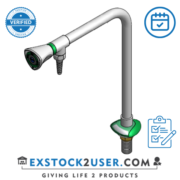 FAR MDS demin water pillar tap, nickel plated