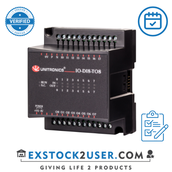 Unitronics IO Module IO-DI8-TO8