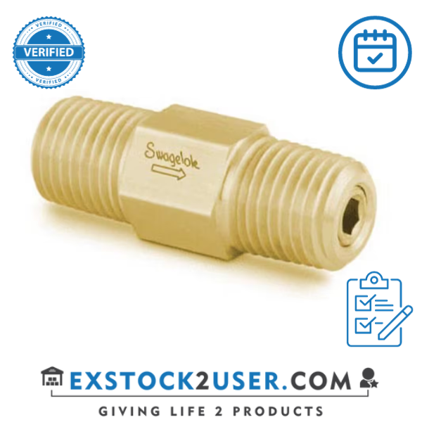 Check Valve, Adjustable 3-50 psi, Brass (B-4CPA2-3)